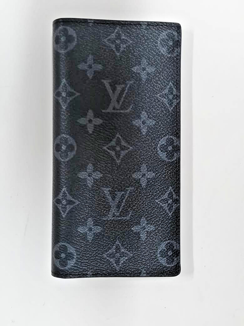 Louis Vuitton Monogram Eclipse Brazza Canvas Long… - image 7