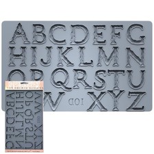 Iron Orchid Designs VICTORIA Silicone Mould IOD Upper Case Letters Alphabet NEW
