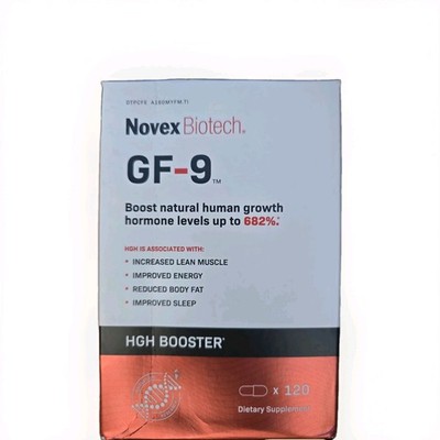 Novex Biotech Growth Factor 9 Dietary Supplement GF-9 120  Caps exp 2028
