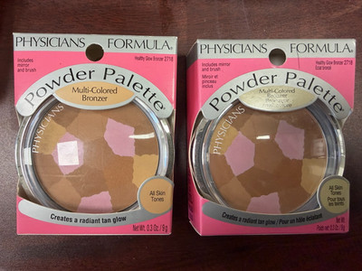 Lot of 2 Physician Formula Powder Palette Healthy Glow Bronzer 2718 Brand New!