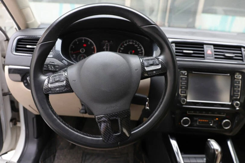 For VW Jetta MK6 2012-2014 ABS Carbon Fiber Interior Decor Full Set Cover Decor - Изображение 3 из 4