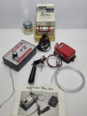 Vintage Working The T.S.I. Wax Pen 1970's with extra wax