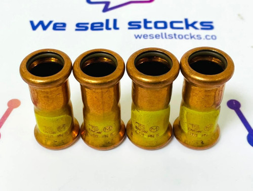 Mapress Kupfer 34601 Gas Copper Press Fitting, 4 pcs Lot