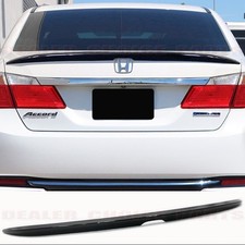 2013-15 2016 2017 Honda Accord 4dr Factory Style Lip Spoiler Painted Gloss Black 2013-15 2016 2017 Honda Accord 4dr Factory Style Lip Spoiler Painted Gloss Black