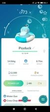 Pokémon Shiny ✨  Psyduck Pool Party Costume Go 20k Stardust Mini PTC