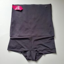 Maidenform High Waist Boyshort Shaper Size Small Firm Black Shapewear Girdle