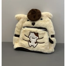 Cartoon Kitty Pom Purin Anime Plush Backpack Travel Bag