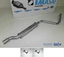 IMASAF Auspuff Mitteltopf+Zubehör für VW Golf I Cabrio 1.8 72KW BJ 89-93