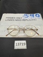 Lawrence Eyewear Vintage Mod T 38 Gold Eyeglasses Frames 50-20