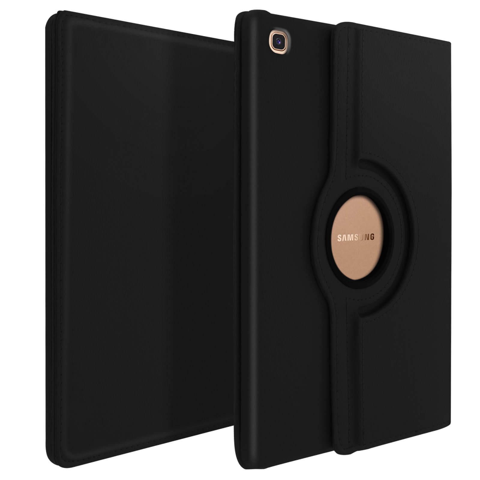 Etui noir pour Galaxy Tab S5e avec support rotatif 360