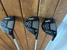 Moon Wood 8 21/25/33* R Flex 75G Shafts With Covers Good Condition