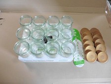 96x DIB Honigglas 500g im Karton mit Deckel u. Deckeleinlage Deutscher Imkerbund