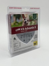 K9 Advantix II Elanco Flea and Tick For SMALL Dogs 4-10 lbs 2 monthly doses