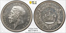 Great Britain, 1927 George V Crown. PCGS PR 64. 15,000 Mintage.