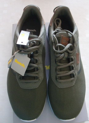 Bench  Herren Sneaker Herrenschuhe   Oliv Gr. 41 Textil  Schnürung Neu