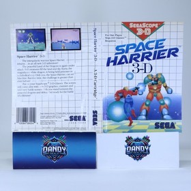 Space Harrier 3D Authentic, Tested - Sega Master System