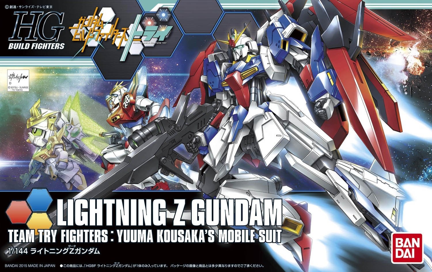 Bandai Hobby Строит истребители, пробует модельный комплект HGBF Lightning Z Gundam HG 1/144 США