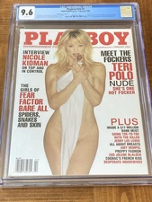 Teri Polo Playboy CGC 9.6 White Pages Newsstand (2005 Cover)