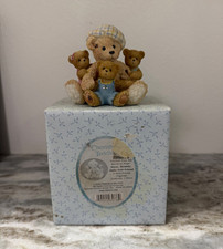 Cherished Teddies Warmest Hugs Bear Figurine Resin Boxed 4in Hillman 786609
