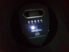 Insignia Portable CD Player Model NS-P4112, 60 Sec Anti-Shock, Black Gray, WORKS