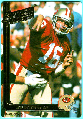 24 KARET GOLD ACTION PACKED 1991 FOOTBALL CARD SINGLES - Pick A Card - 11/22/25