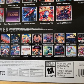 Turbo Grafx 16 Mini Console Entertainment Super System, NIB. Free Shipping