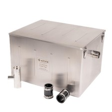 Gewerbe Fettabscheider 94 Liter Gastronomie Altfett &Ouml;lfilter Edelstahl