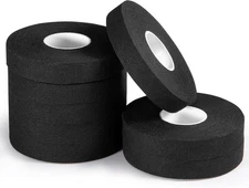 Pro Finger Tape 8 Pack - 0.5” x 45 Ft Black Athletic Sports Tape for Rock Cli...