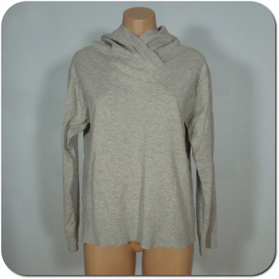 GAP Sweater M MEDIUM Womens Designed And Crafted Gray Hood