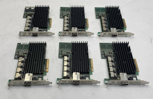 LSI 5*9750-16i4E 1*9750-24i4eSATA/SAS 6Gbps PCI-e RAID Controller Card Lot of 6