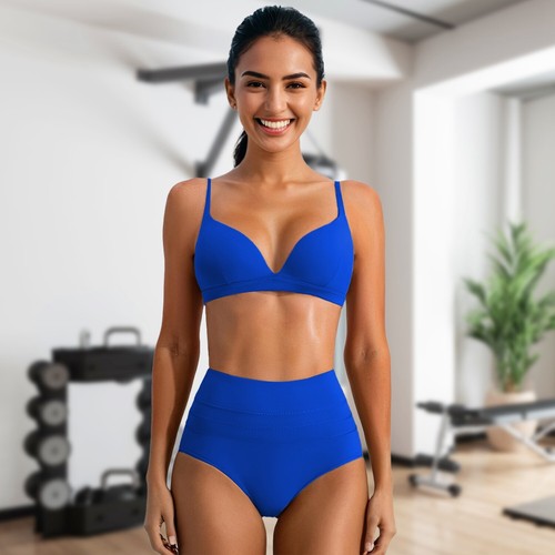 Women Deep V-Neck Sports Bra, Strappy Criss Cross Padded Cups Strap Workout Yoga - Picture 36 of 49