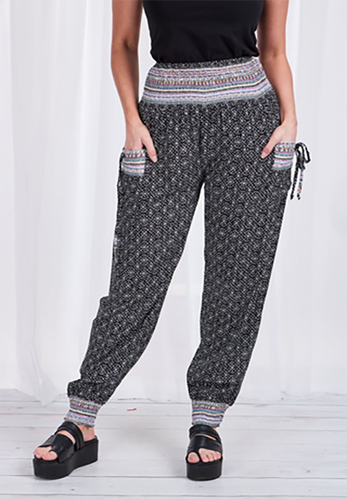 Caroline Morgan Harem Pants Women Casual Baggy Hippie Bohemian Yoga Beach Travel - Picture 98 of 104