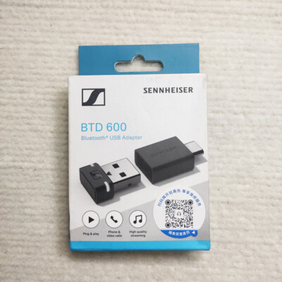 Brand New Sennheiser BTD 600 Bluetooth Dongle - USB-A/USB-C