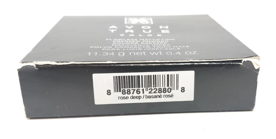 Avon True Color Rose Deep Mattifying Powder 11.34g 0.4oz New Old Stock NIB NOS - Image 3 of 3
