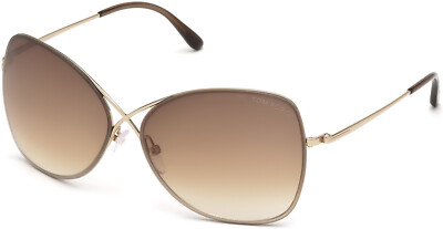 NWT Tom Ford COLETTE TF 250 FT0250 shiny rose gold gradient  display picture 1
