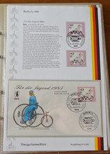 Berlin ETSB 5c / 1985 ERSTTAGS SAMMELBLATT Briefmarken F&uuml;r die Jugend