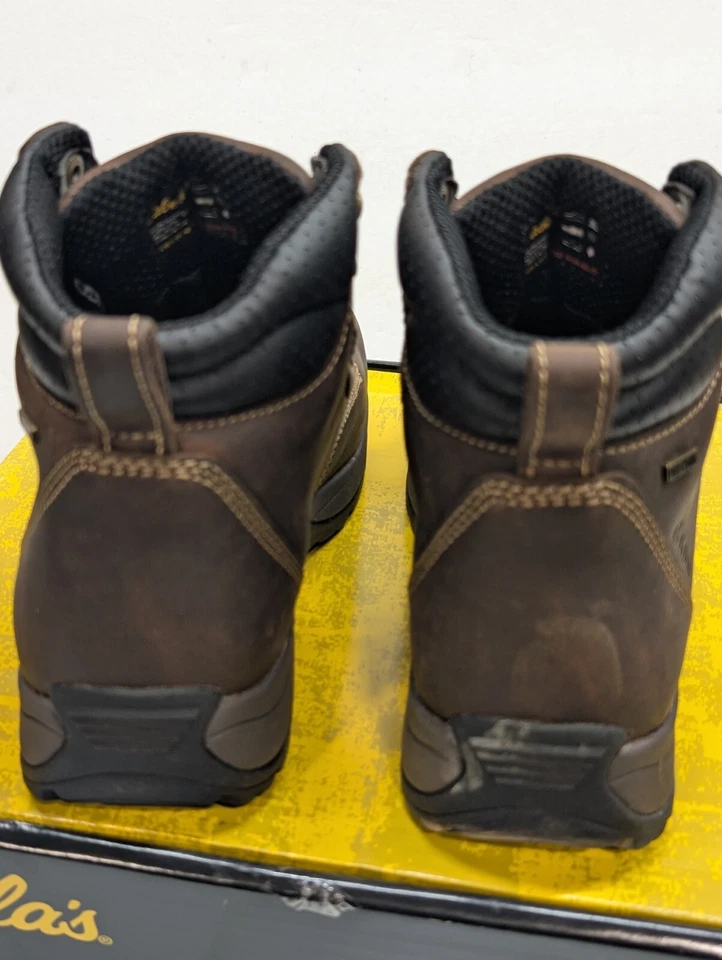Cabela's Botas de Trabajo Ledger Cuello Áspero 6" Para Hombre 11.5M Marrón Impermeables Foto 4 de 4