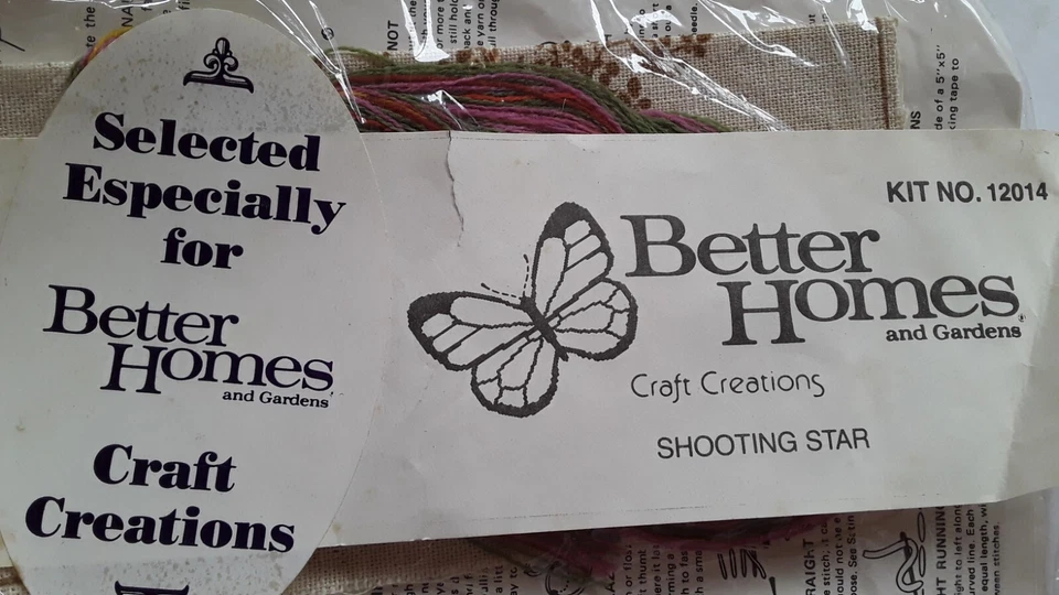 4 kits de bordado de flores creaciones artesanales Better Homes & Gardens de colección Bluebell Rat Foto 2 de 4