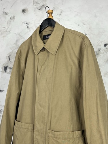Vintage Hugo Boss Trench Coat Jacket Size M - L 48 - Picture 4 of 8