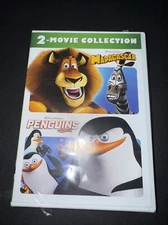 Madagascar/Penguins of Madagascar: 2-Movie Collection (DVD New/Sealed)Ships FREE