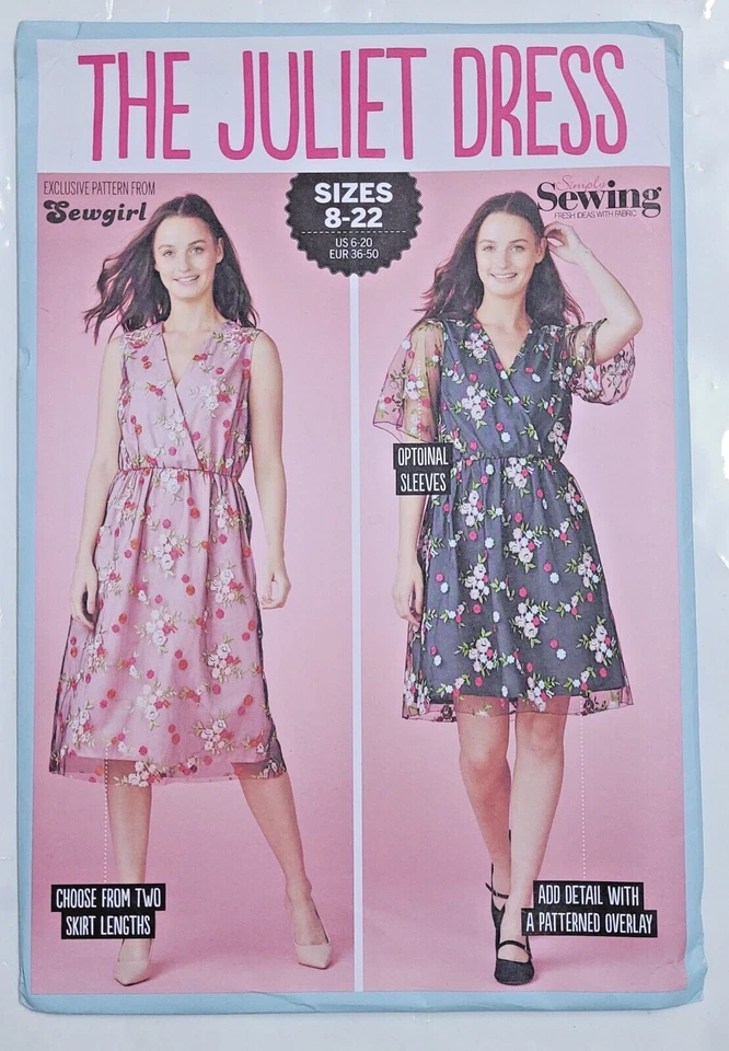 9 Simply Sewing Patterns Bundle Party Juliet Leila Esme Dress Tunic Top Tote Bag - Image 4 of 4