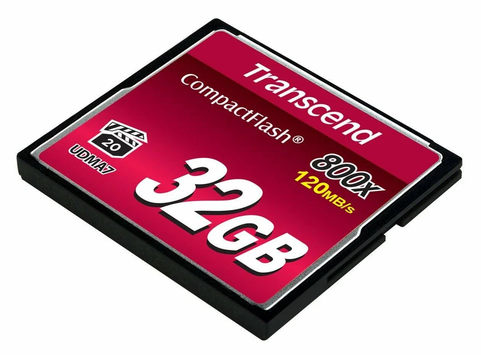 Transcend Compact Flash 32GB 800x High Speed Memory Card - Image 2 of 2