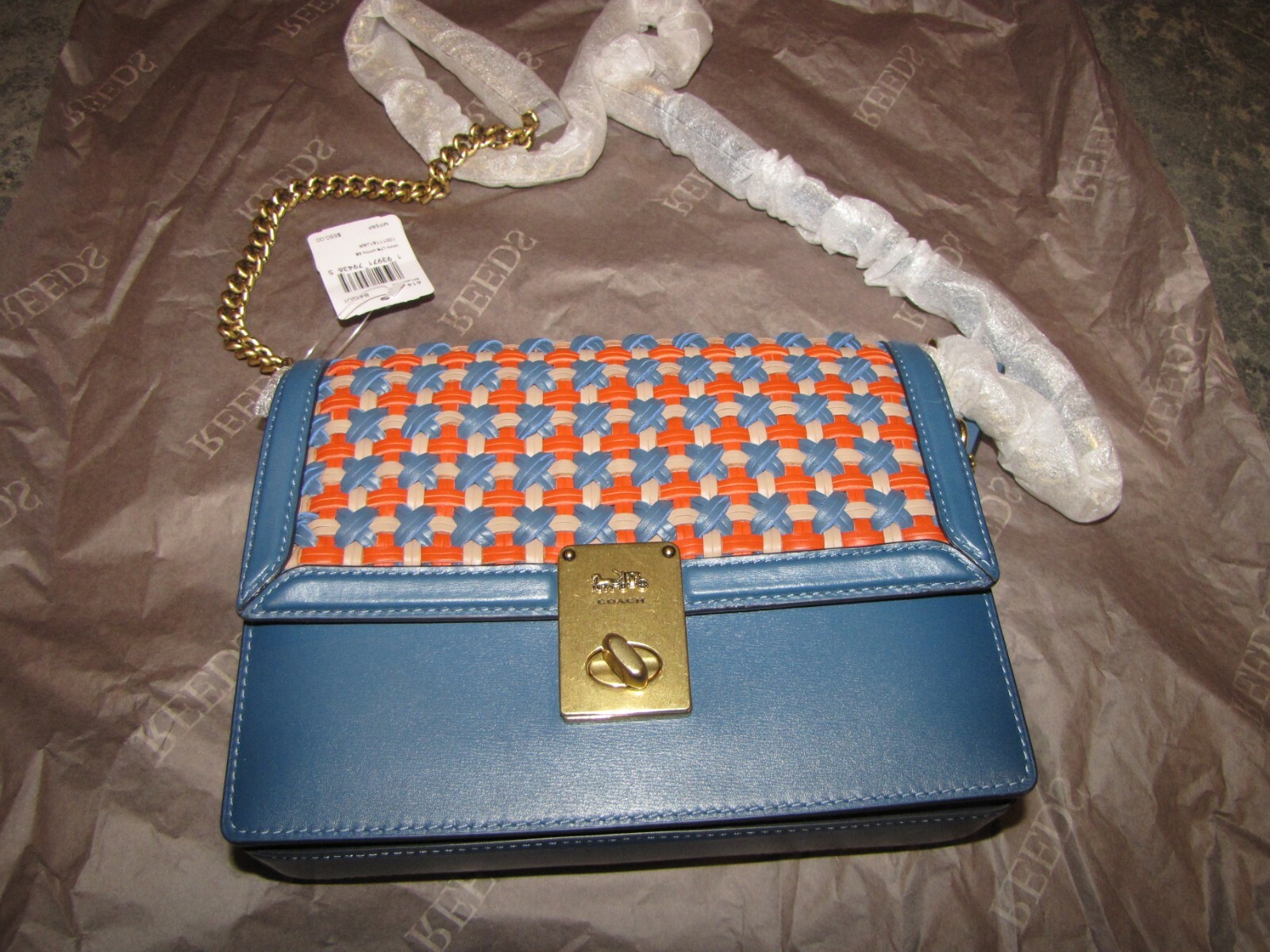 coach hutton shoulder bolsa in signature canvas