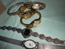 Set of six vintage ladies wrist watches (HAMILTON,Timex,Reflection,Pulsar)