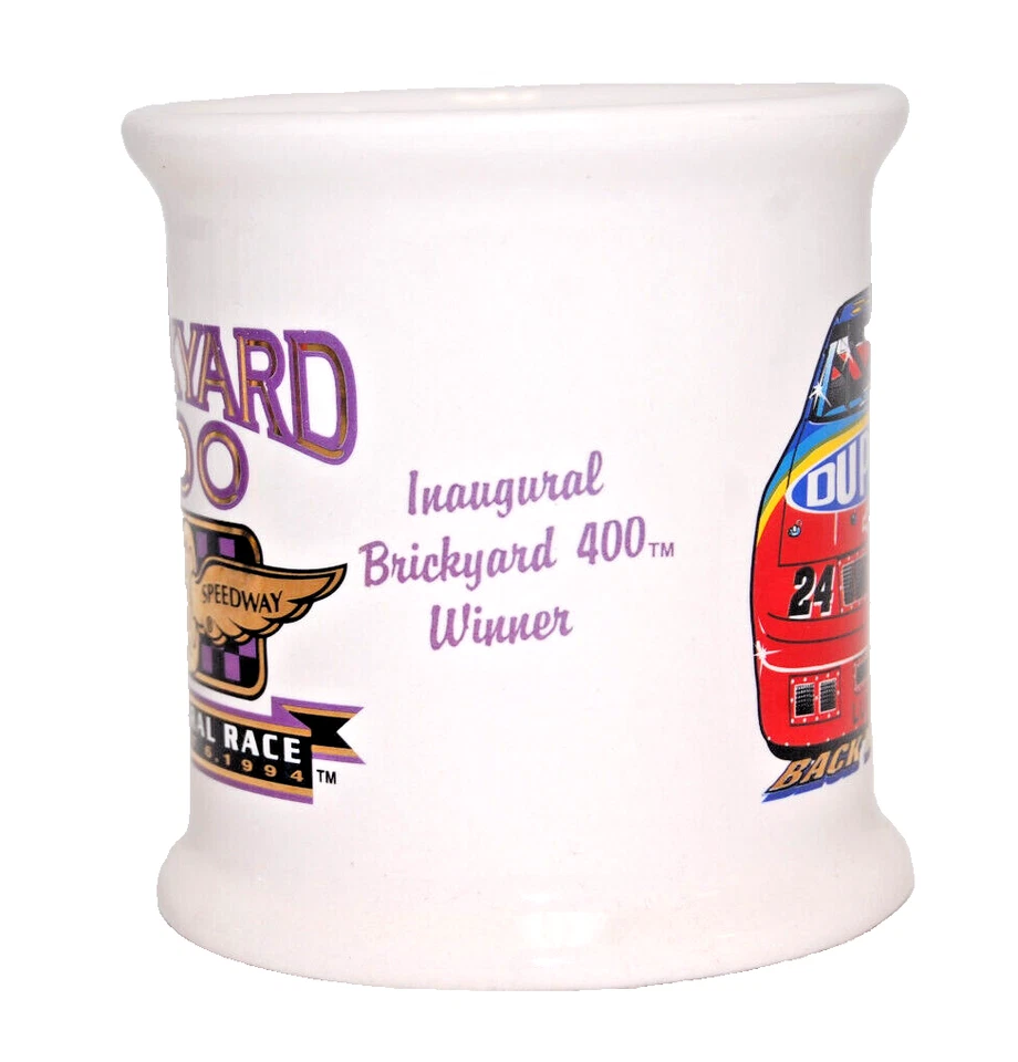 Taza de café blanca Jeff Gordon Brickyard 400 Inaugural Race 1994 T2010 Foto 2 de 4