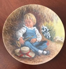 Little Boy Blue Collectors Plate Artist John McClelland Numbered Closed 1980