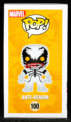 Funko Pop! Marvel Anti-Venom #100 w/ Protector Glows In The Dark