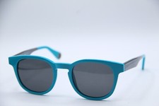 NEW WOOW SUPER MEC 1 COL 4073 BLUE CLEAR AUTHENTIC FRAMES SUNGLASSES 49-21