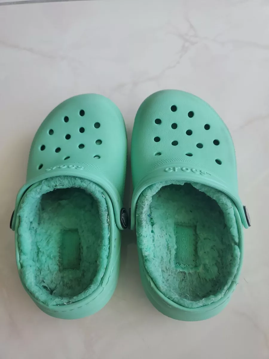 Crocs Kids Soft Croc Size 10 Lime Green
