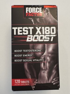 Testosterone Boost - Test X180 Boost - 120 Tablets - Force Factor 